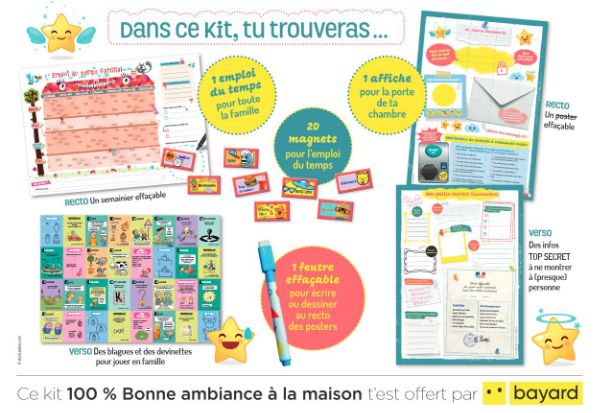 Le kit Bonne ambiance à la maison